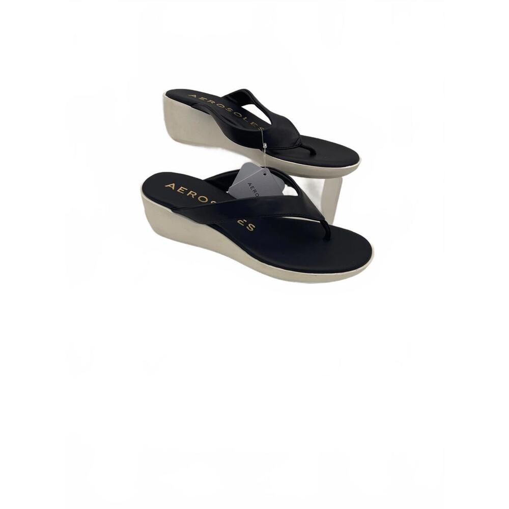 AEROSOLES Women's Stylish Wedge Flip-Flops Women's Size 7